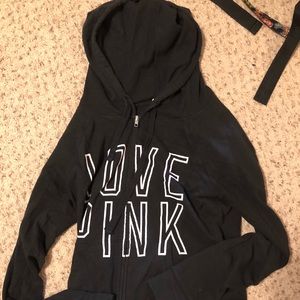 PINK Zip Up Hoodie